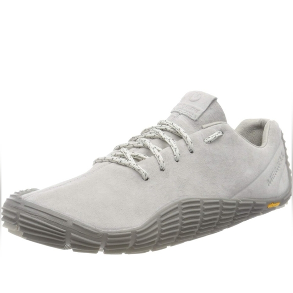 Merrell "Move Glove Suede" Barefoot Running Shoe Vibram Grey | Women's Size 6.5 - Picture 2 of 16